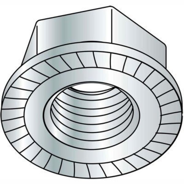 Kanebridge Hex Nut, 5/8"-18, Zinc Plated 63NR